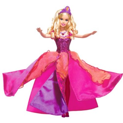 Girls will have fun using the Diamond Castle Styling Head to glam up Barbie 